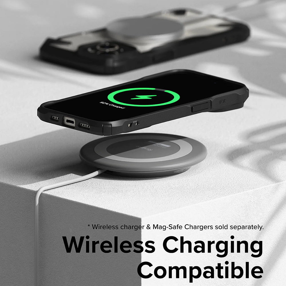 Pouzdro pro Apple iPhone 15, Ringke, Fusion X, Černá