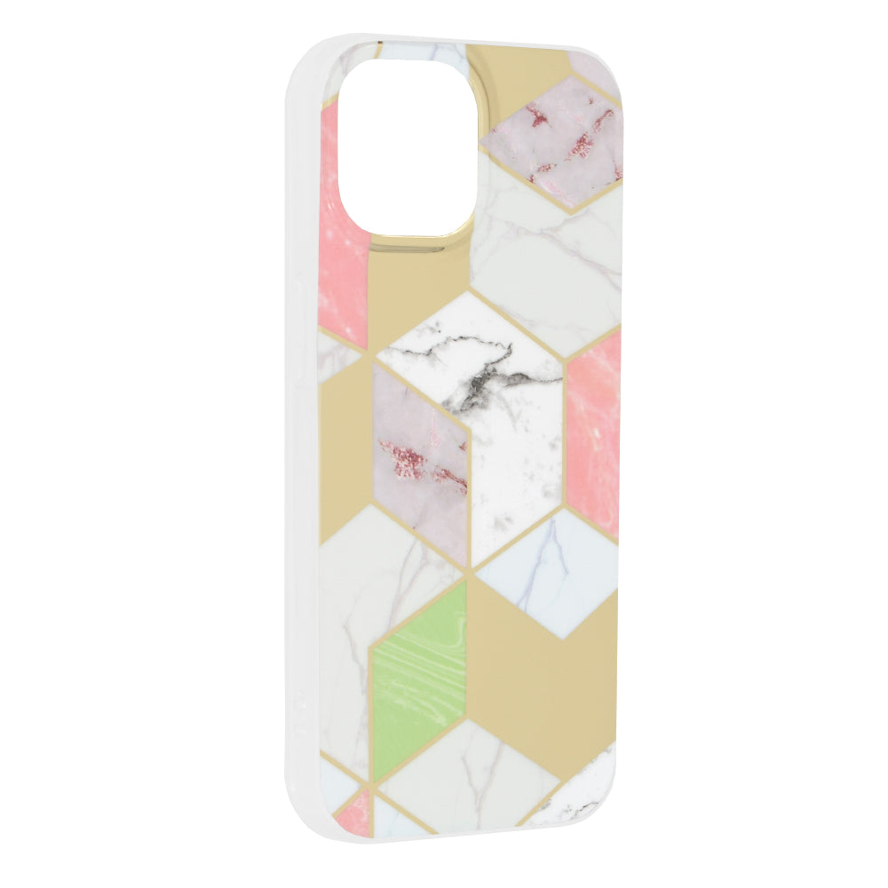 Pouzdro pro Apple iPhone 15, Techsuit, Marble, Fialové