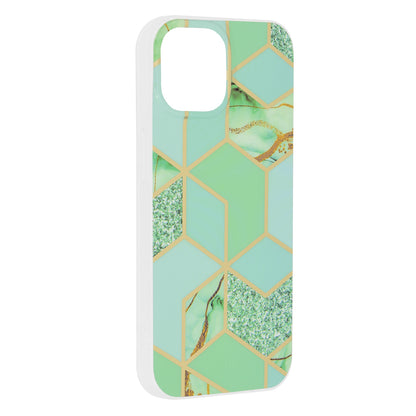 Case for Apple iPhone 15, Techsuit, Marble, Green