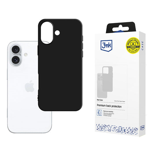 Pouzdro pro Apple iPhone 16, 3MK, Černá matná