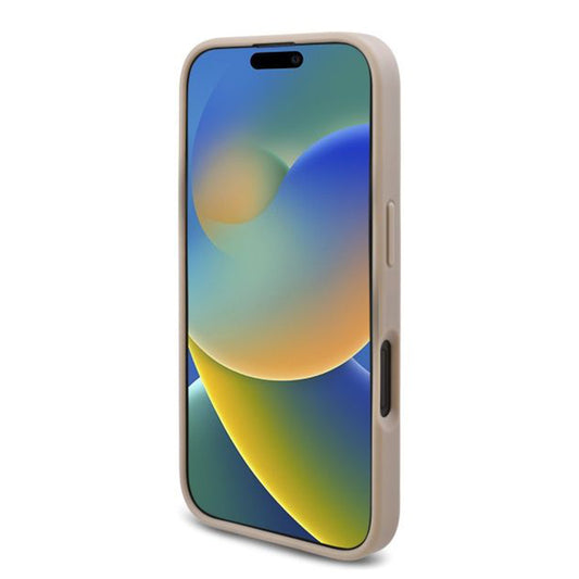 Pouzdro pro Apple iPhone 16 Plus, Guess, 4G Triangle Logo, Bílá