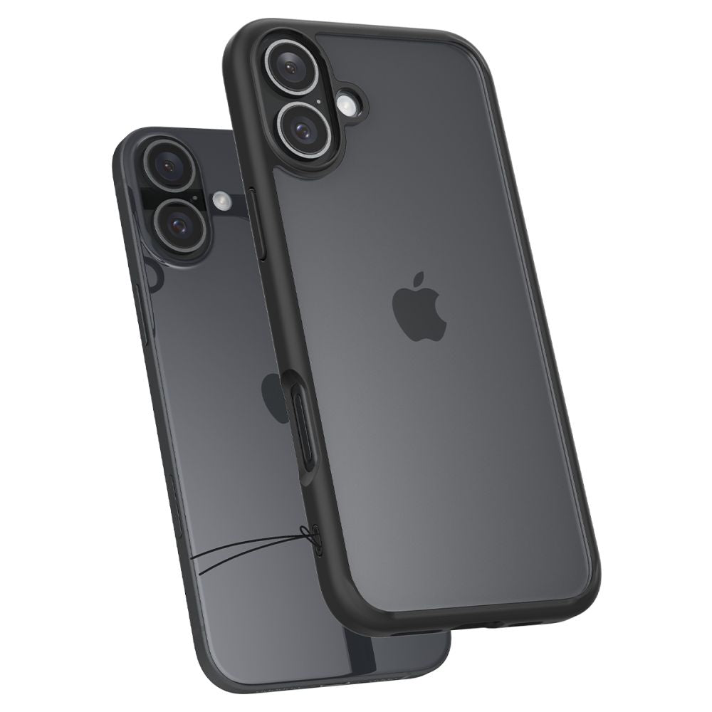 Pouzdro pro Apple iPhone 16 Plus, Spigen, Ultra Hybrid, Matně černé