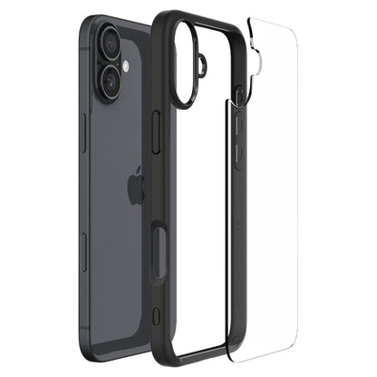 Pouzdro pro Apple iPhone 16 Plus, Spigen, Ultra Hybrid, Matně černé
