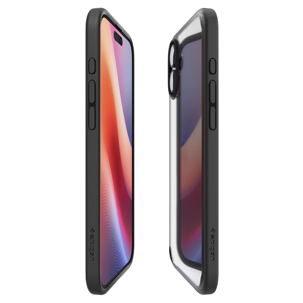 Pouzdro pro Apple iPhone 16 Plus, Spigen, Ultra Hybrid, Matně černé
