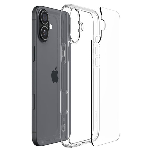 Pouzdro pro Apple iPhone 16 Plus, Spigen, Ultra Hybrid, Průhledné