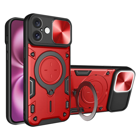 Pouzdro pro Apple iPhone 16 Plus, Techsuit, CamGuard Pro, červené