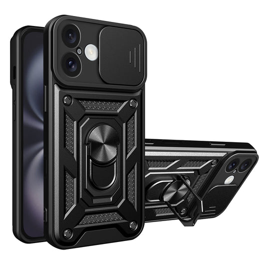 Pouzdro pro Apple iPhone 16 Plus, Techsuit, CamShield, Černé
