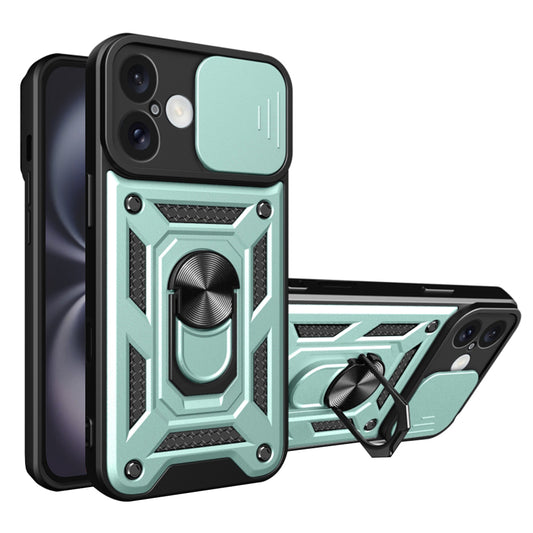 Pouzdro pro Apple iPhone 16 Plus, Techsuit, CamShield, Zelené