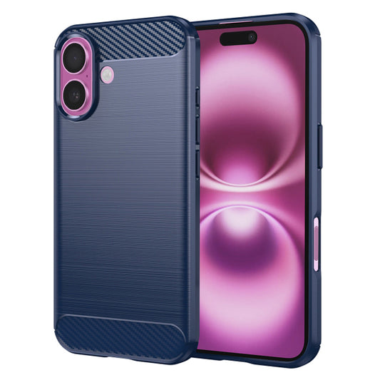 Pouzdro pro Apple iPhone 16 Plus, Techsuit, Carbon, Modré
