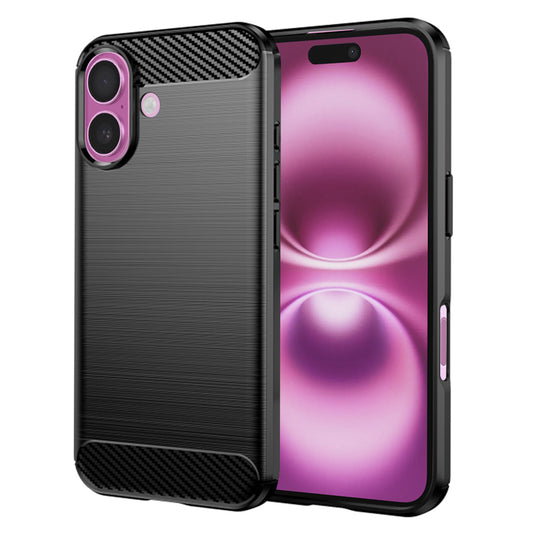Pouzdro pro Apple iPhone 16 Plus, Techsuit, Carbon, Černé
