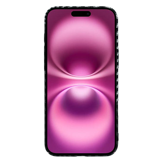 Pouzdro pro Apple iPhone 16 Plus, Techsuit, Carbonite FiberShell, Černo-šedé