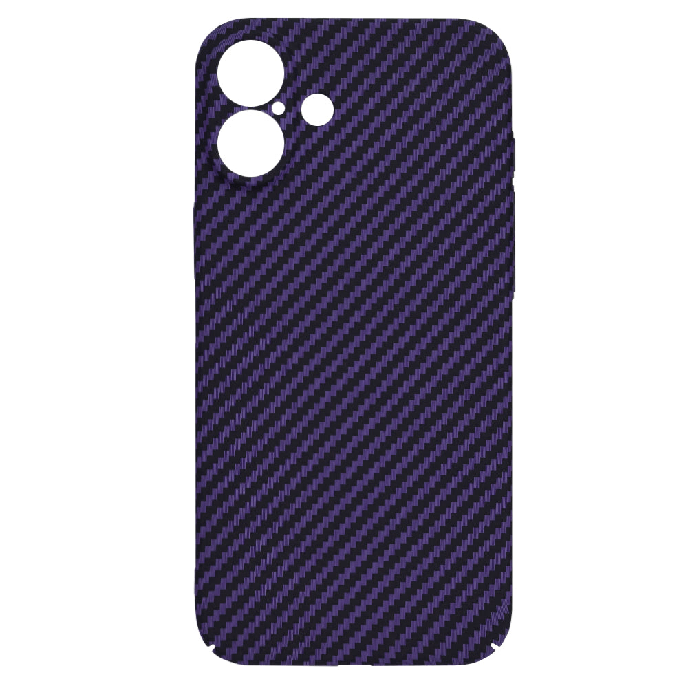 Pouzdro pro Apple iPhone 16 Plus, Techsuit, Carbonite FiberShell, Fialové