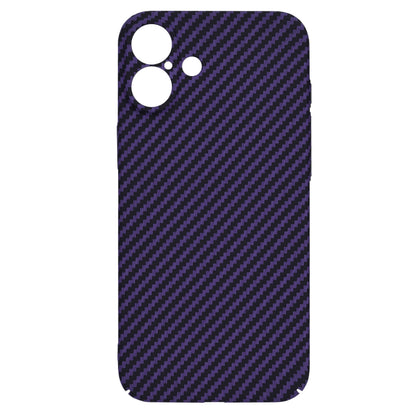 Pouzdro pro Apple iPhone 16 Plus, Techsuit, Carbonite FiberShell, Fialové