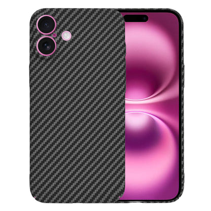 Pouzdro pro Apple iPhone 16 Plus, Techsuit, Carbonite FiberShell, Černé