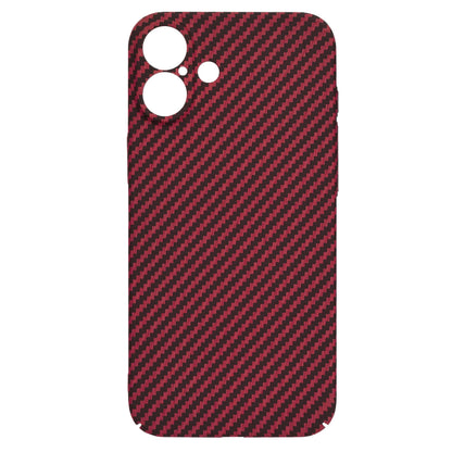 Pouzdro pro Apple iPhone 16 Plus, Techsuit, Carbonite FiberShell, Červené