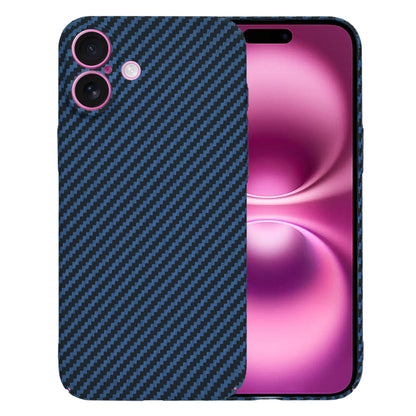 Pouzdro pro Apple iPhone 16 Plus, Techsuit, Carbonite FiberShell, Tyrkysové