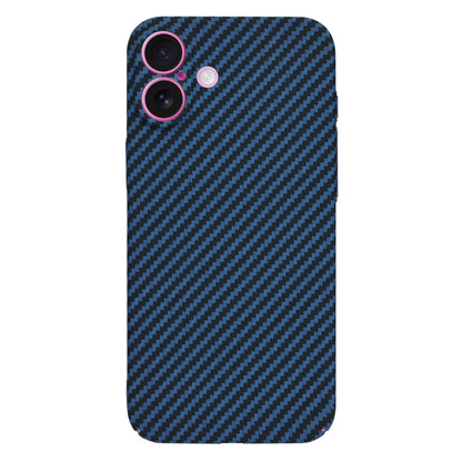 Pouzdro pro Apple iPhone 16 Plus, Techsuit, Carbonite FiberShell, Tyrkysové