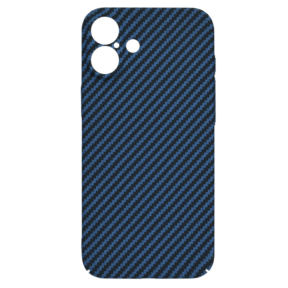 Pouzdro pro Apple iPhone 16 Plus, Techsuit, Carbonite FiberShell, Tyrkysové