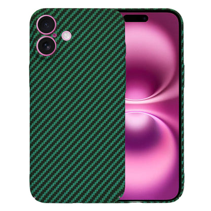 Pouzdro pro Apple iPhone 16 Plus, Techsuit, Carbonite FiberShell, Zelené