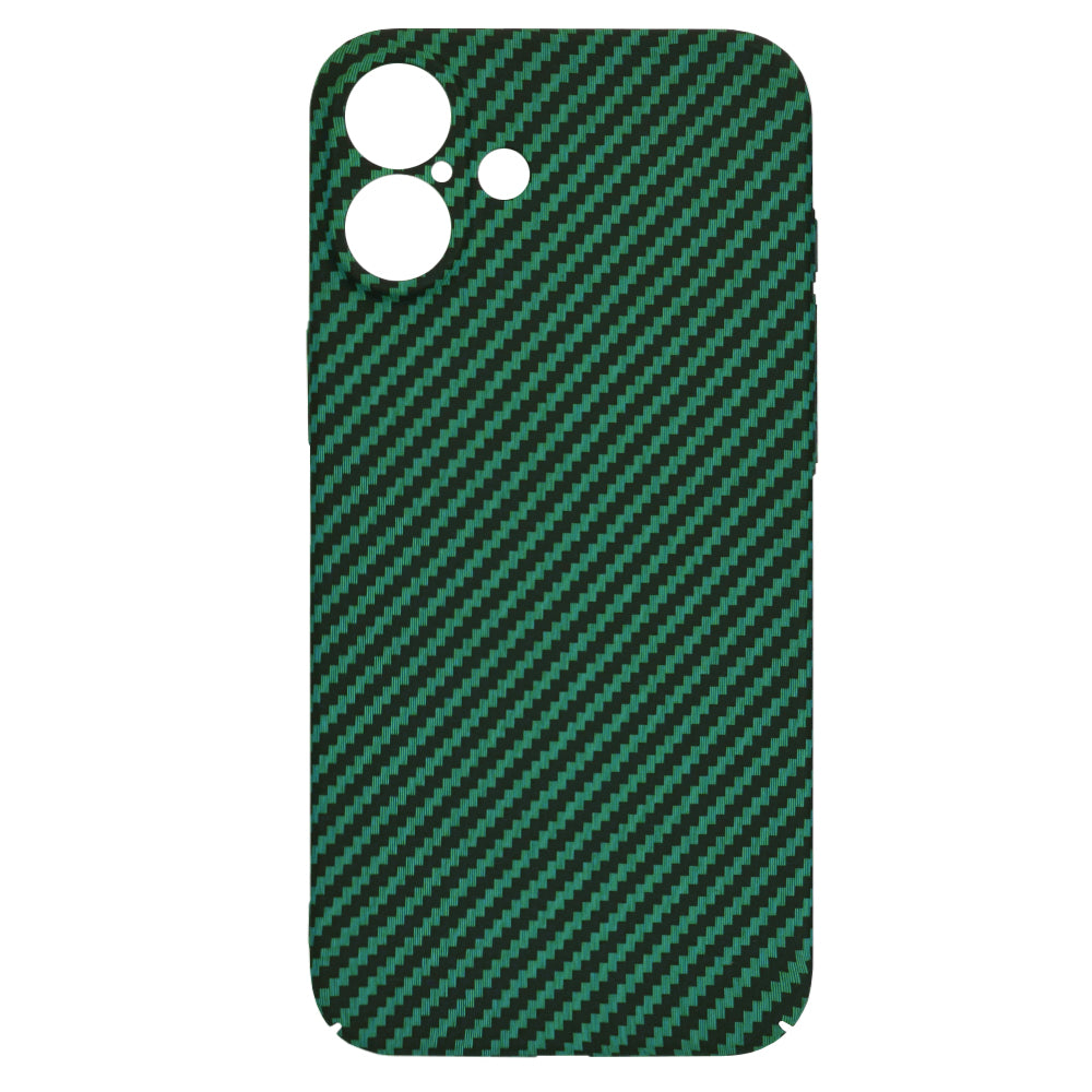Pouzdro pro Apple iPhone 16 Plus, Techsuit, Carbonite FiberShell, Zelené