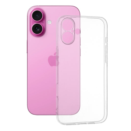 Pouzdro pro Apple iPhone 16 Plus, Techsuit, Průhledné, Transparentní