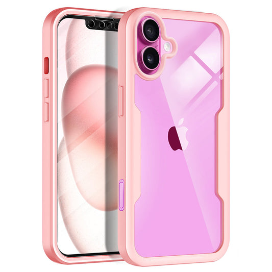 Pouzdro pro Apple iPhone 16 Plus, Techsuit, ColorVerse 360, Růžové