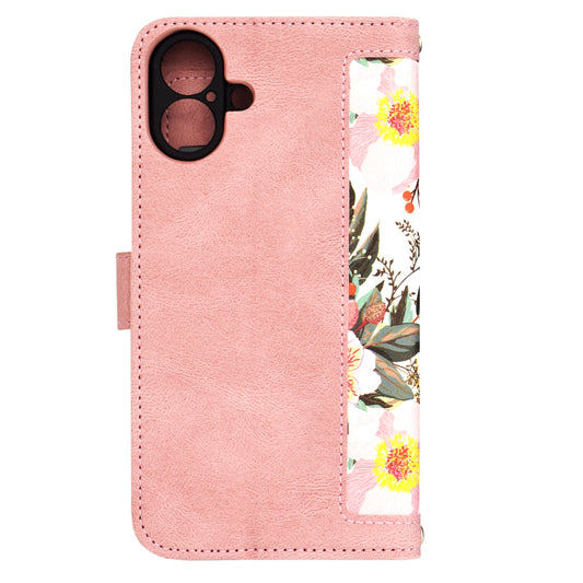 Pouzdro pro Apple iPhone 16 Plus, Techsuit, FlipCraft, Růžové