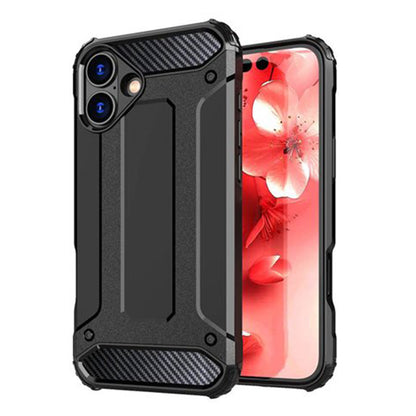 Pouzdro pro Apple iPhone 16 Plus, Techsuit, Hybrid Armor, Černé