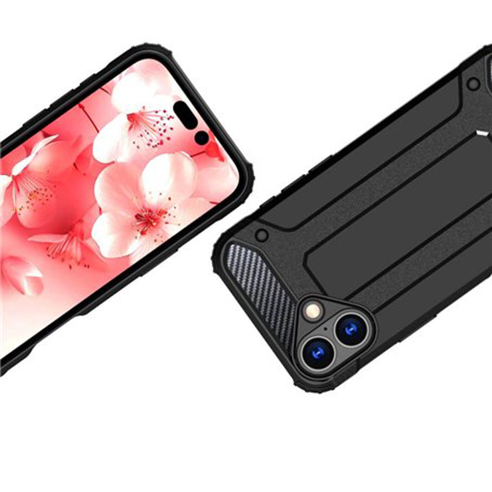 Pouzdro pro Apple iPhone 16 Plus, Techsuit, Hybrid Armor, Černé