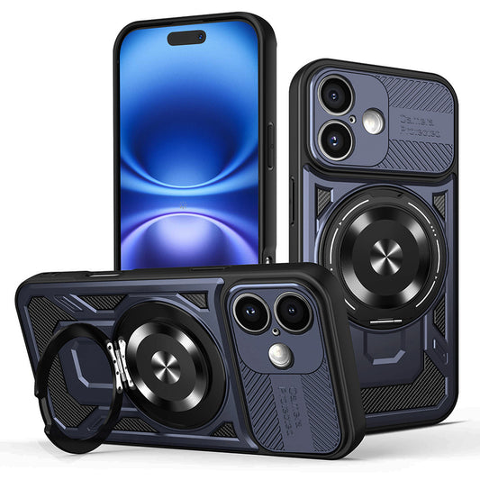 Pouzdro pro Apple iPhone 16 Plus, Techsuit, RuggedCam, Modré
