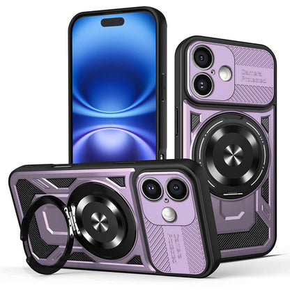 Pouzdro pro Apple iPhone 16 Plus, Techsuit, RuggedCam, Fialové