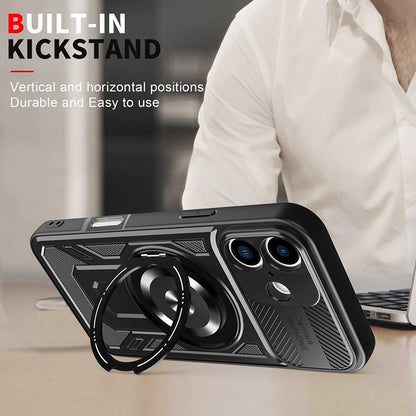 Pouzdro pro Apple iPhone 16 Plus, Techsuit, RuggedCam, Fialové