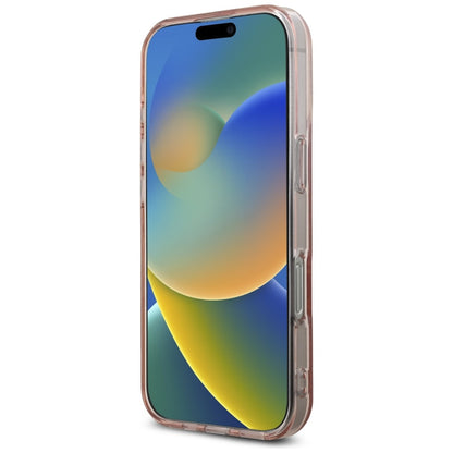 Pouzdro pro Apple iPhone 16 Pro, Karl Lagerfeld, IML Rhinestones Pink Logo, Růžové