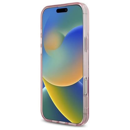 Pouzdro pro Apple iPhone 16 Pro Max, Guess, IML Heart, Růžové