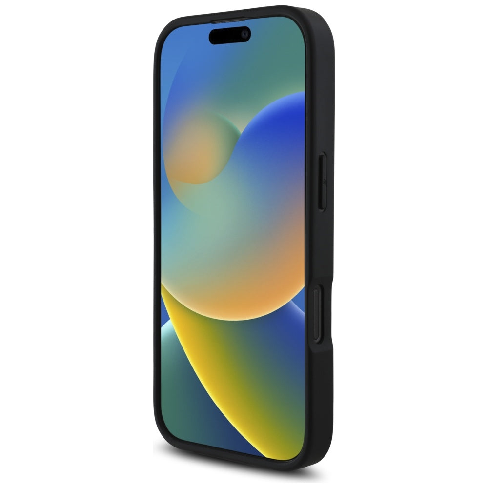 Pouzdro pro Apple iPhone 16 Pro Max, Karl Lagerfeld, Grained Cardslots, Černá