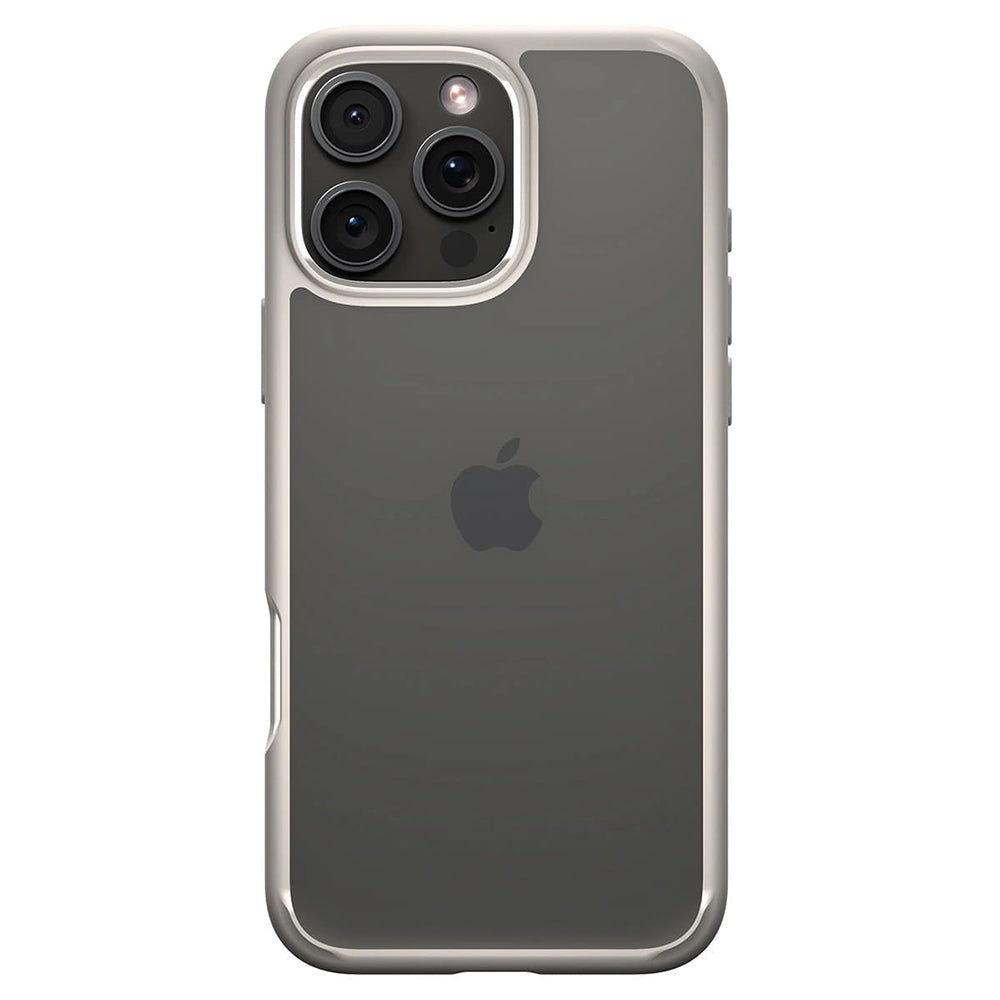 Pouzdro pro Apple iPhone 16 Pro Max, Spigen, Ultra Hybrid, Béžová ACS08385