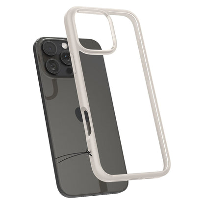 Pouzdro pro Apple iPhone 16 Pro Max, Spigen, Ultra Hybrid, Béžová ACS08385