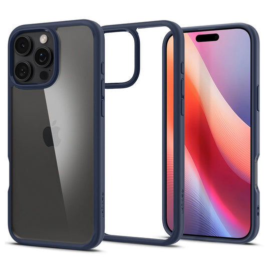 Pouzdro pro Apple iPhone 16 Pro Max, Spigen, Ultra Hybrid, Námořnická modř