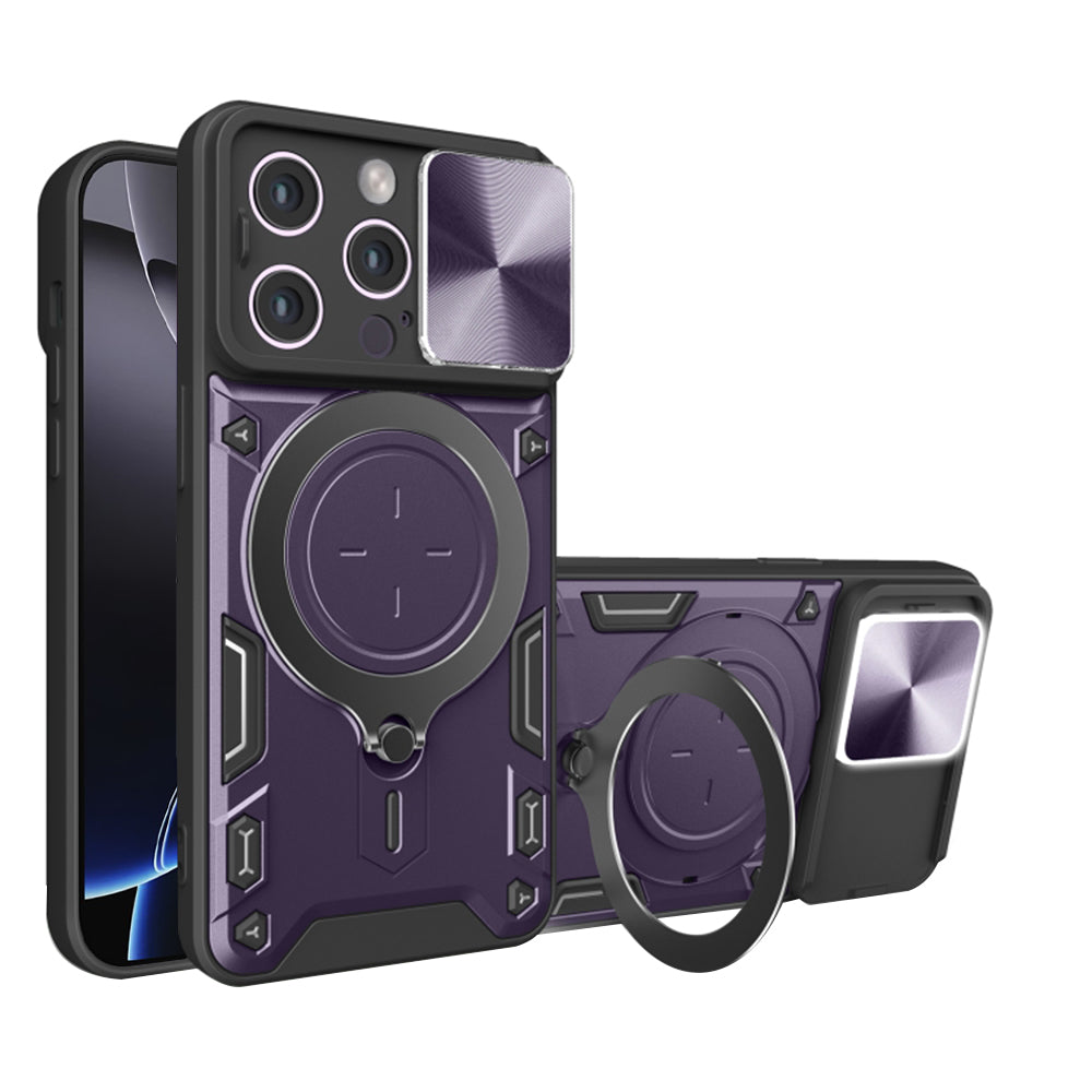 Pouzdro pro Apple iPhone 16 Pro Max, Techsuit, CamGuard Pro, Fialové