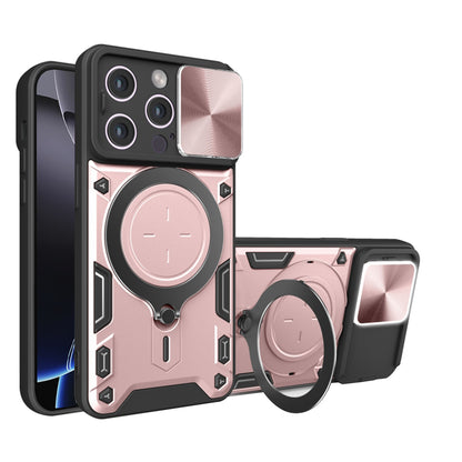 Pouzdro pro Apple iPhone 16 Pro Max, Techsuit, CamGuard Pro, Růžově zlaté