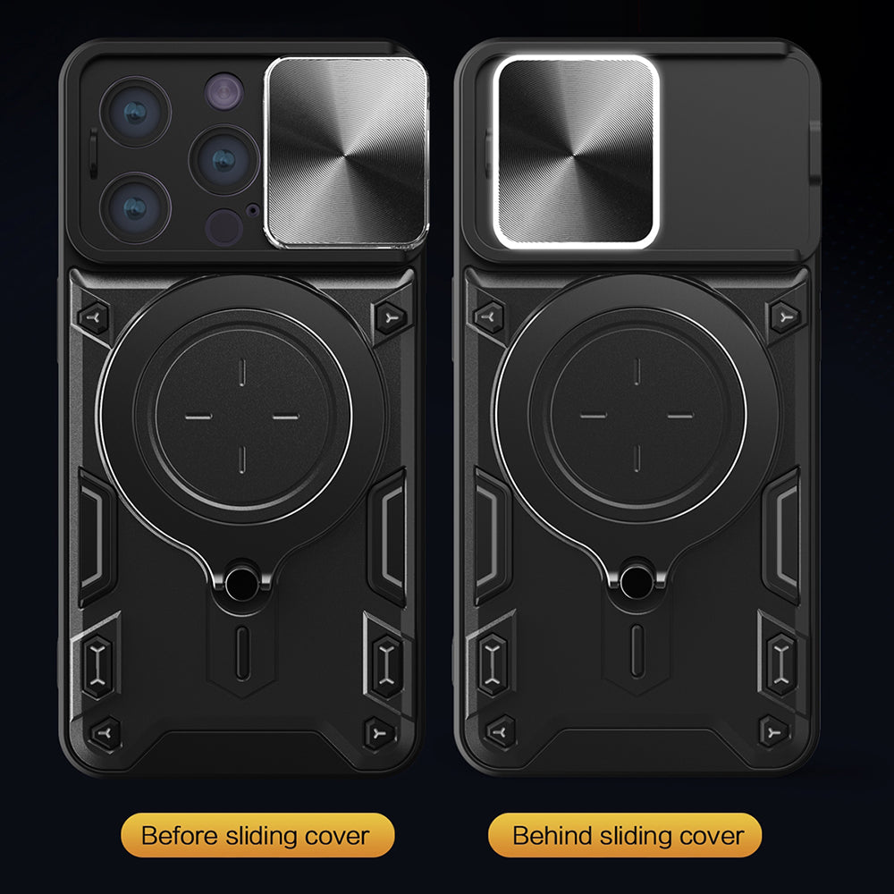 Pouzdro pro Apple iPhone 16 Pro Max, Techsuit, CamGuard Pro, Růžově zlaté