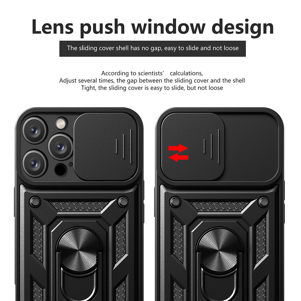 Pouzdro pro Apple iPhone 16 Pro Max, Techsuit, CamShield, Černé
