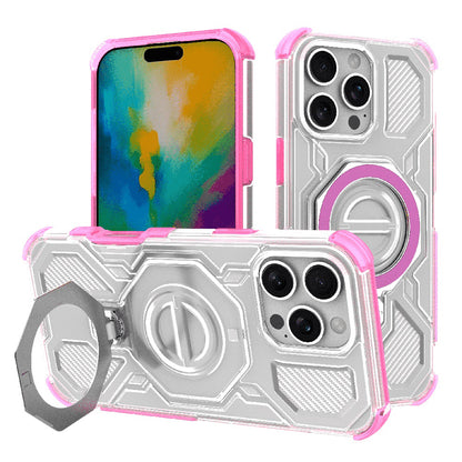 Pouzdro pro Apple iPhone 16 Pro Max, Techsuit, Carbon Shield Pro, Růžové