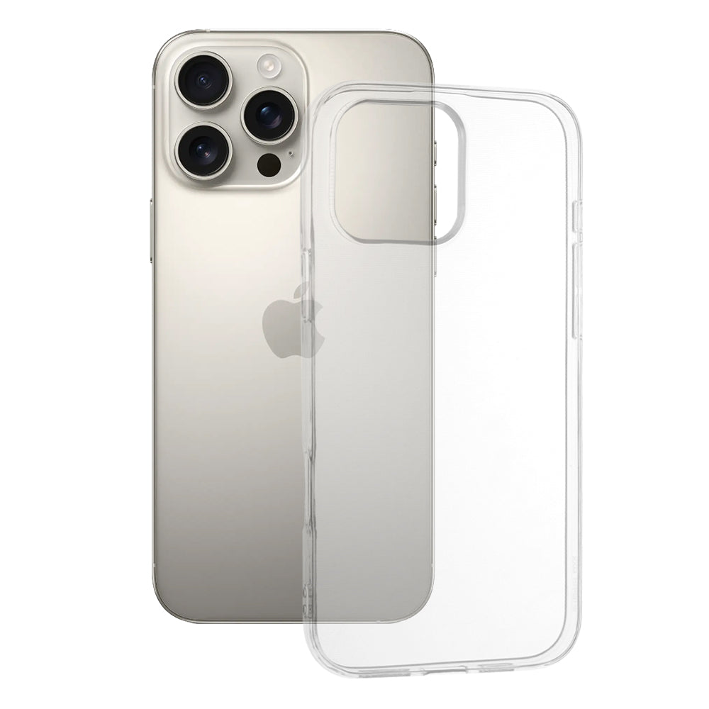 Pouzdro pro Apple iPhone 16 Pro Max, Techsuit, Clear (Velký otvor pro objektiv), Transparentní