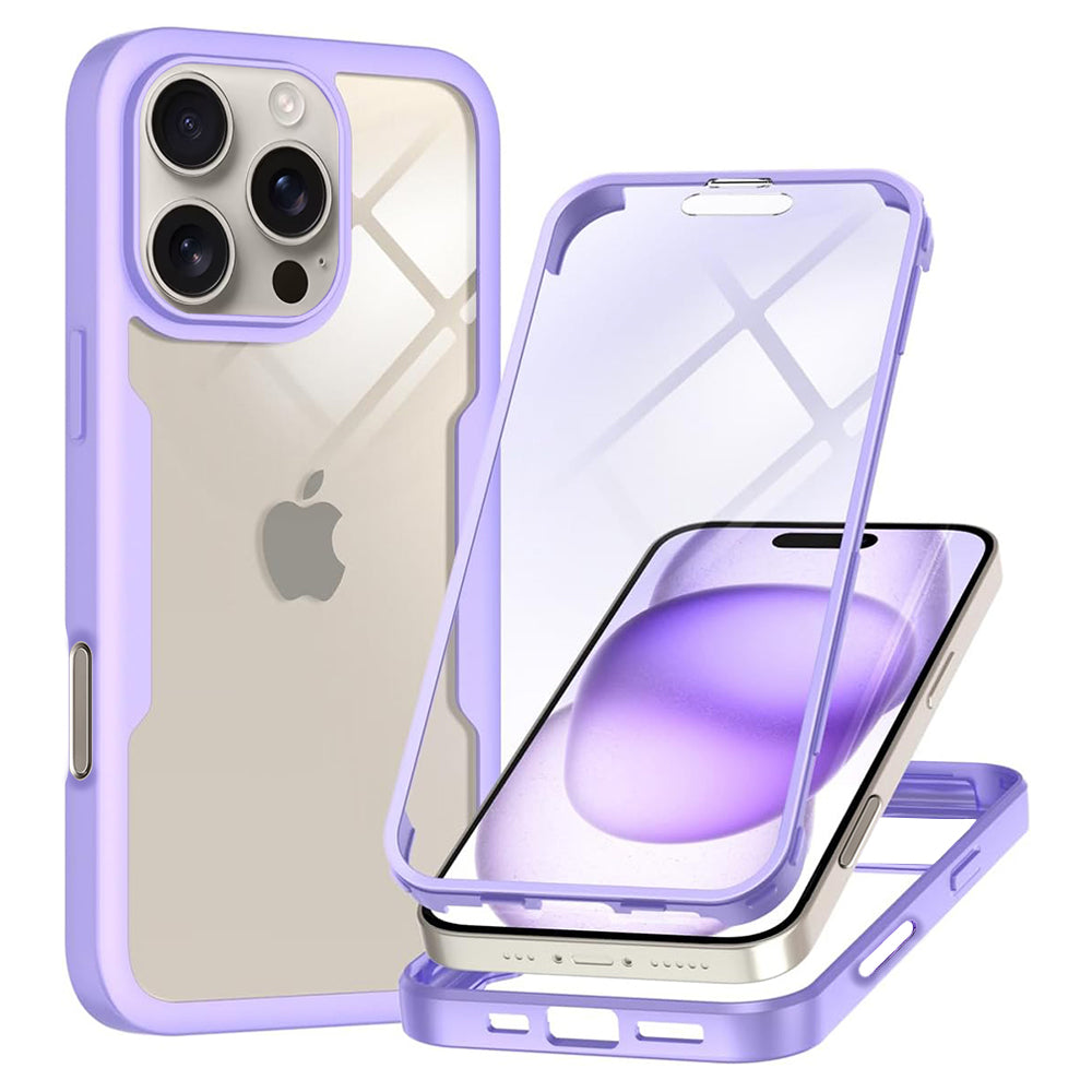 Pouzdro pro Apple iPhone 16 Pro Max, Techsuit, ColorVerse 360, Fialové
