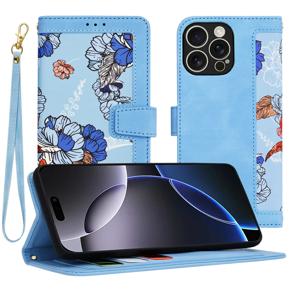 Pouzdro pro Apple iPhone 16 Pro Max, Techsuit, FlipCraft, Bleu