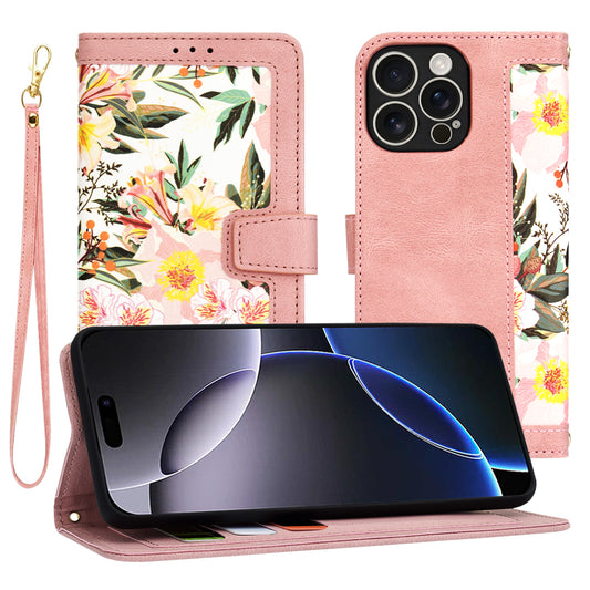 Pouzdro pro Apple iPhone 16 Pro Max, Techsuit, FlipCraft, Růžové