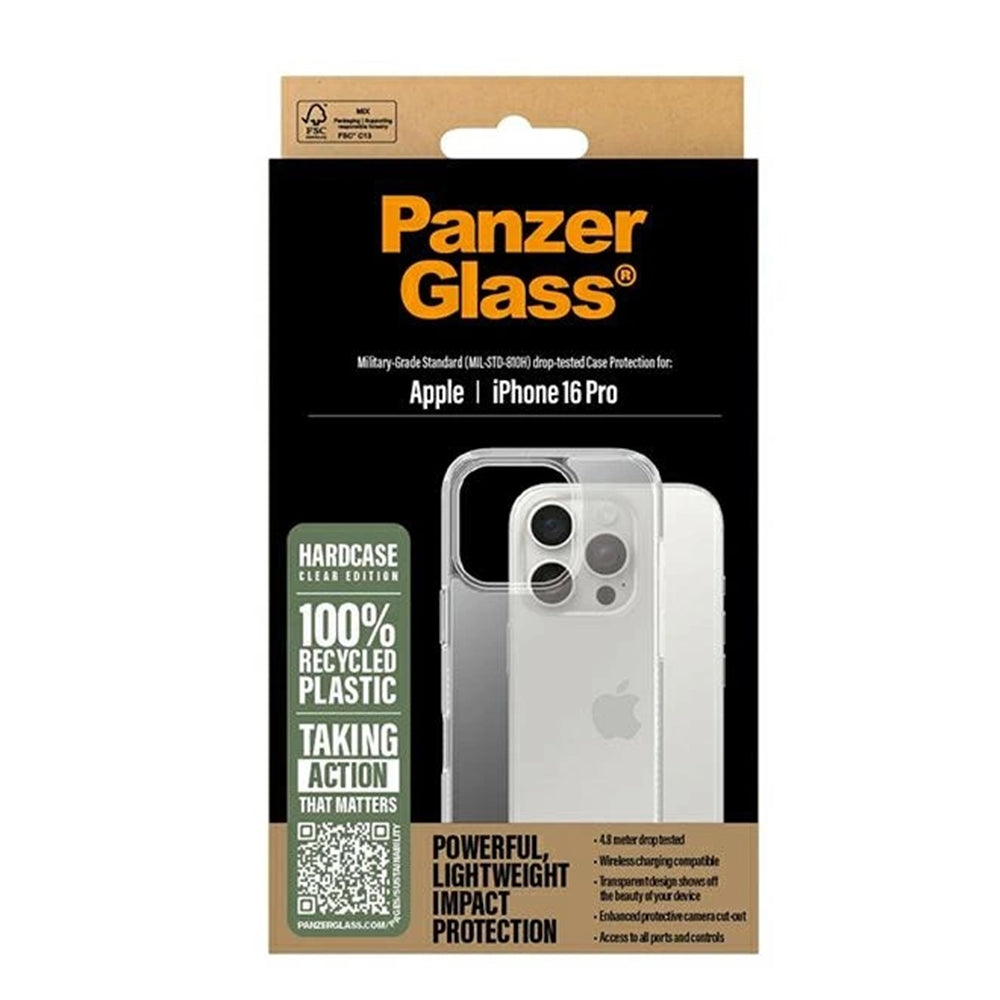 Pouzdro pro Apple iPhone 16 Pro, PanzerGlass, HardCase, Průhledné