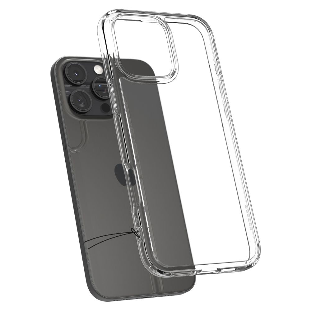 Pouzdro pro Apple iPhone 16 Pro, Spigen, Ultra Hybrid, Transparentní ACS08121