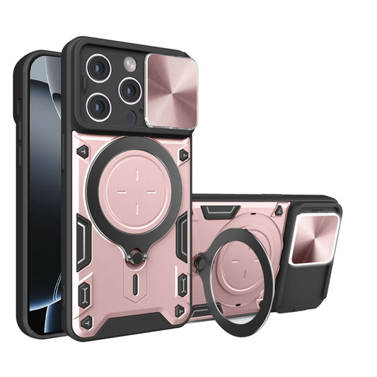 Pouzdro pro Apple iPhone 16 Pro, Techsuit, CamGuard Pro, Růžově zlaté